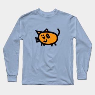 How a Cat Sees Herself as a Kitten Long Sleeve T-Shirt